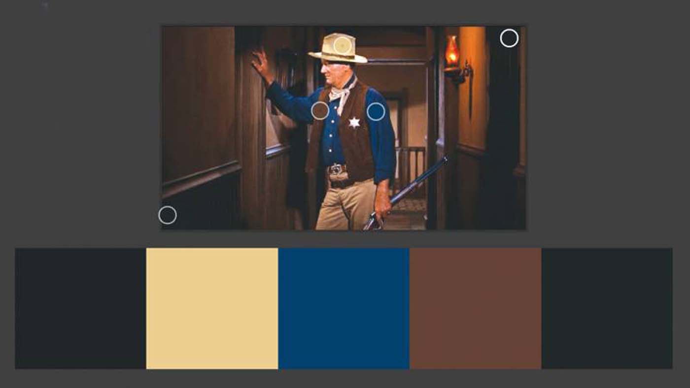 "Rio Bravo" color theory example