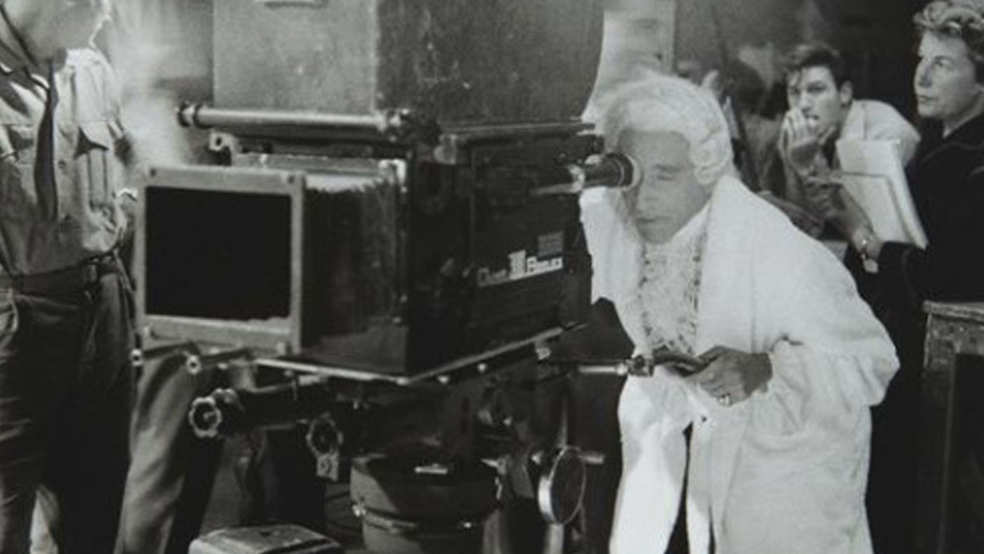 French filmmaker Jean Cocteau filming The Testament of Orpheus in 1959