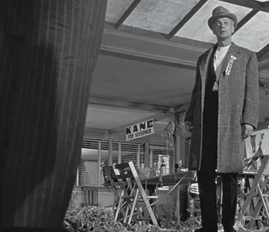 Extreme low angle shot from Citizen Kane.