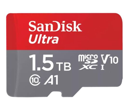 SanDisk 1.5 TB microSD card